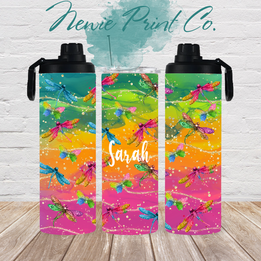 Our personalized 20oz (690ml) insulated drink bottles tumblers can be personalized to suit your style. Choose from one of our images or send us a message to create something truly unique. Our tumblers make a beautiful gift or are the perfect addition to and back pack.  They are made from Insulated Stainless Steel to keep your drinks warm/cold for longer, come with a wide mouth lid and second clear plastic tumbler lid.